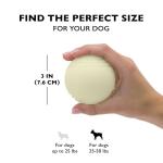 Chew King by Mammoth Set of 2 Glowing Fetch Ball, Durable Bouncy Interactive Toy for Pets & Dogs, Lightweight, 3 Inch, Fits Ball Launcher
