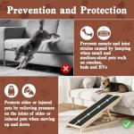 Chuiendi Dog Ramp for Couch, Bed, Car, Adjustable Pet Ramps 6 Height from 18" to 23.6" Wooden Dog Step with High Traction Mat & Sturdy Build for Small Medium Older Pets, Supports up to 200lbs
