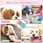 HIPPIH Dog Puzzle Toys & Interactive Toys for Large & Small Dogs - IQ Training, Chewing, Teeth Cleaning & Treat Dispensing - 2 Pack