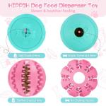 HIPPIH Dog Puzzle Toys & Interactive Toys for Large & Small Dogs - IQ Training, Chewing, Teeth Cleaning & Treat Dispensing - 2 Pack