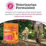Zesty Paws Flea and Tick Prevention for Dogs Chewable - Prevention, Protection & Repellent - Dog Supplement to Kill & Control Fleas & Ticks - with Garlic, Thyme, Rosemary & Lemon Balm Extract - 90 Ct