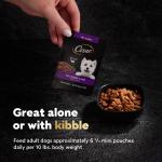 Cesar Filets in Gravy Wet Dog Food Rotisserie Chicken Flavor, Filet Mignon Flavor, and Wood-Grilled Chicken Variety Pack, Wet Food for Dogs, 1.76 oz. Mini-Pouches, 40 Count