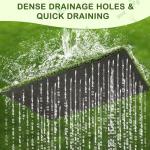 Dog Grass Pad with Tray, 34''X23'' Large Artificial Turf Grass Potty, Reusable Puppy Pee Pads for Dogs, Portable Dog Litter Box for Indoor/Outdoor Potty Training Toilet