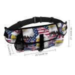 JZDACH Dog Treat Pouch for Pet Training, Large Treat Training Pouch American Flag And Bald Eagle, Dogs Poop Bag Dispenser