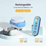 PATPET Shock Collar for Dogs(10-120lbs), 4000ft Rechargeable IPX7 Waterproof Training Collar with Remote for 2 Dogs- Electric Dog Collar for Small Medium Large Dogs 2 Packs