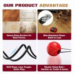 Sedioso Tough Dog Tug Toy for Aggressive Chewer with Ultra-Strong Suction Cup, Dog Pull Toy, Interactive Tug of War Toy for Small Medium and Large Dogs