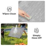 Veehoo Original Elevated Dog Bed - Outdoor Raised Cot for Large Dogs, One-Sided Raised Headboard Cooling Pet Bed, Sleeping Training Cot, Non-Slip & Breathable, XL, CWC2417A