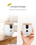 Furbo Mini 360° [New] 2K QHD Pet Camera: Dog & Cat Rotating Treat Dispenser w/Phone App, Smart Indoor Cam with 2-Way Speaker & Night Vision. No Subscription Needed. Standard See, Talk, & Toss Features