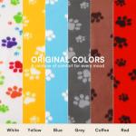 LINENLUX Cute Dog Blanket for Small Medium Dogs 6-Pack Soft Stretchy Fleece Blankets for Pet Cat Puppy Warm Wrinkle-Resistant Throw for Couch Bed Outdoor Mix 40x31 inch (Pack of 6)