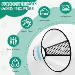 GLADOG Soft Dog Cone Collar, 3 PCS (XL is Only 1 PCS) Flexible Plastic Cone for Dogs After Surgery, Dog Recovery Collar, Adjustable E-Collar for Large/Medium/Small Dogs Cat, Comfy Elizabethan Collar