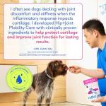 Native Pet Mobility Care - Hip & Joint Supplement for Dogs - UC-II Collagen, Egg Shell Membrane & Hyaluronic Acid - Dog Joint Supplement Chews Supports Cartilage, Mobility & Flexibility - 60 Chews