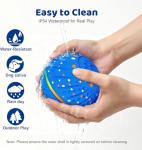 Sankell Interactive Dog Toys Dog Ball – 3 Play Modes Smart Moving Bouncing Dogs Ball, E-TPU with RGB Lights, Automatic Rolling Dog Toy for Small Medium Dogs to Keep Them Busy and Boredom Relief (Blue)