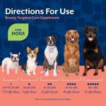 NaturVet Beauty Targeted Care Skin & Coat Supplement for Dogs, Helps Support Shiny Coat, Brighter Eyes & Strong Nails with Biotin, Hyaluronic Acid, Lutein, & Omega Fatty Acids, 60 Soft Chews