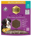 Yummy Combs Dog Dental Treats – Vet VOHC Approved – Delicious Chicken Protein – Removes Tartar with Cleaning Comb Shape – Dental Dog Treats for Extra Small Dogs (24oz, 96 Count)