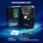 Anti Barking Devices, Auto Ultrasonic Dog Bark Deterrent Devices Long Range 50ft, 3 Modes Rechargeable Bark Box Barking Control Devices, Effective Stop Barking Dog Devices Indoor/Outdoor Training