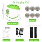 MEKAPLE Automatic Dog Ball Launcher, Upgraded Interactive Dog Balls Thrower with 3 Distance 29Ft-79Ft, Remote Control Ball Launcher for Medium & Large Dogs, 5 Etpu Balls Included (Lime Green)