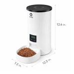 Elevon 4L Automatic Cat Feeder – Programmable Dog & Pet Food Dispenser with 10s Voice Recorder, Portion Control, Desiccant Bag, Auto Pet Feeder for Cats and Dogs