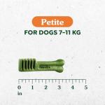 Greenies Veterinarian-Recommended Adult Natural Dental Dog Treats Petite Size, Dog Dental Chews, Original Flavor, 27 oz. Pack, 45 Count