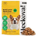 Beef Liver Dog Treats Freeze Dried - Single Ingredient Human Grade Raw Liver Bites for Training, Meal Topper, No Additives - High Protein(31g Per Cup)Training Treats for Dogs, Made in the USA, 4oz Bag