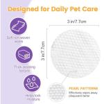 GIFTMISSU Pet Wipes for Cats & Dogs, 120 Count Gentle Plant-Based Pet Eye Wipes, Pet Ear Wipes, Dog Face Wipes and Dog Wipes for Face, Soft Non-Woven Wipes for Quick Daily Cleaning