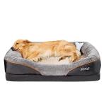 Large Orthopedic Memory Foam Dog Bed with Toy