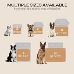 Luciphia Waterproof Blanket for Dog Washable Reversible Sherpa Fleece Throw Blanket for Bed Couch Soft Liquid Pee Proof Furniture Cover Protector for Small Medium Large Pet Cat Grey 35" x 25"