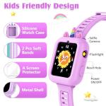 Melontti Smart Watch for Kids with 39 Games,Camera,Video,Music Player,Recorder,Alarm,Pedometer,Flashlight,Stopwatch,HD Touch Screen,Borthday Gift Toy for Girls Ages 3-12(Purple)