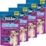 Bil-Jac Little Jacs Small Dog Training Treats, Chicken Flavor, Made with Chicken Liver, 4 oz (4-Pack)