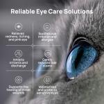 HICC PET Dog Eye Gel, Vet-Trusted Dog Eye Gel Drops, Pet Eye Cleanser Wash, Moisturizes & Refreshes Dry Eyes, Gentle Daily Pet Eye Care Alternative for Dogs, Cats, Horses. 2 fl oz