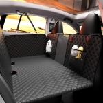 Chilino Back Seat Extender for Dogs - Large Space, Waterproof Dog Car Seat Cover for Back Seat with Hard Bottom Holds 420lbs, Upgraded Material Waterproof Pet Car Bed Dog Hammock for Car, SUV,Truck