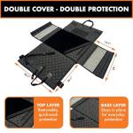 YoGi Prime Half Hammock Dog Seat Cover for Back Seat - Waterproof Half Backseat Dog Cover, Space Saving Split Seat Design, Universal Fit & Heavy Duty Pet Restraint