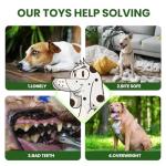 KesterlsShopping Squeaky Plush Crocodile Dog Toy,with a Rope Tail,Crinkle Stuffed Dog Toy Keep Them Busy Tug of War Training Play, Dog Chew Toy for Small Medium Dogs (Green)