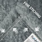 furrybaby Dog Blanket Soft Dog Blankets for Large Dogs Puppy Essentials Washable Sherpa Fleece Cat Blanket 32x40 Inches for Bed Furniture Couch Sofa (Medium, Grey)