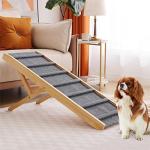 Large Dog Pet Ramp Stairs for Bed Couch Car Truck SUV,Dog Pet Ramp for Small Large Dogs Pets to Get on High Bed Truck Couch Sofa