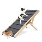 Large Dog Pet Ramp Stairs for Bed Couch Car Truck SUV,Dog Pet Ramp for Small Large Dogs Pets to Get on High Bed Truck Couch Sofa