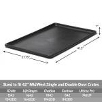 Replacement Pan for 42-Inch Dog Crates