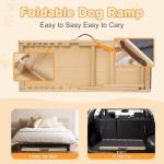 Large Dog Pet Ramp Stairs for Bed Couch Car Truck SUV,Dog Pet Ramp for Small Large Dogs Pets to Get on High Bed Truck Couch Sofa