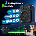 PUXUROX Anti Barking Device for Dogs, Dog Bark Deterrent Devices,3 Modes Ultrasonic Bark Box with Remote Control, Anti Barking Device Long Range 50ft, for Indoor & Outdoor Use (2026 Upgrade)