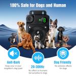 PUXUROX Anti Barking Device for Dogs, Dog Bark Deterrent Devices,3 Modes Ultrasonic Bark Box with Remote Control, Anti Barking Device Long Range 50ft, for Indoor & Outdoor Use (2026 Upgrade)