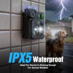 PUXUROX Anti Barking Device for Dogs, Dog Bark Deterrent Devices,3 Modes Ultrasonic Bark Box with Remote Control, Anti Barking Device Long Range 50ft, for Indoor & Outdoor Use (2026 Upgrade)