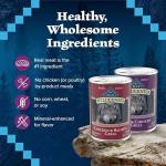 Blue Buffalo Wilderness High Protein Beef and Chicken & Salmon and Chicken Wet Dog Food Variety Pack for Adult Dogs, Grain-Free, 12.5 oz Cans (6 Pack)