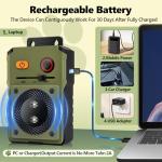 DJNFGQ Anti Barking Device for Dogs, Rechargeable Ultrasonic Dog Control Devices, Auto Bark Deterrent Devices with 3 Modes,33FT Silencer Sonic Barking Deterrent Indoor/Outdoor Safe for Dog & People