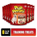 Pup-Peroni Dog Training Treats Made With Real Beef, 5.6 Oz. Bag, (Pack of 8)