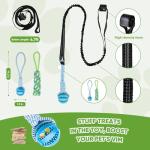 VibeVerve Dog Bungee Toy for Small/Medium Dogs,Interactive Dog Tug of War Toys Set with Tether, Rope and Ball, Tree Hanging Toy,Indoor Dog Rope Toy,Not for Aggressive Chewers