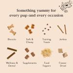 Bocce's Bakery Oven Baked PB & Banana Recipe Treats for Dogs, Wheat-Free Everyday Dog Treats, Real Ingredients, Baked in The USA, Natural Soft & Chewy Cookies, Peanut Butter & Banana, 6 oz