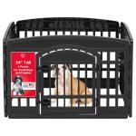 IRIS USA 24" Indoor Dog Playpen with Door