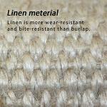 ToLanbbt Dog Tug Toy, Dog Bite Jute Pillow Pull Toy with 2 Strong Handles, Perfect for Tug of War, Puppy Training Interactive Play, Bite Training Toys for Medium to Large Dogs (Pink Yellow)