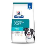 Hill's Prescription Diet t/d Dental Care Dry Dog Food, Chicken, 5 lb. Bag