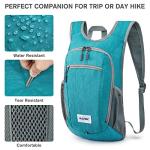 G4Free 10L/15L Hiking Backpack Lightweight Packable Hiking Daypack Small Travel Outdoor Foldable Shoulder Bag