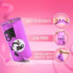 PET N PET Poop Bags for Dogs, 288 Count Lavender Scented Dog Waste Bags with Leash Dispenser, USDA Certified 38% Plant Based & 62% PE Dogs Waste Bag